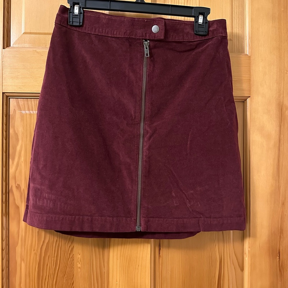 Madewell Suede Skirt
